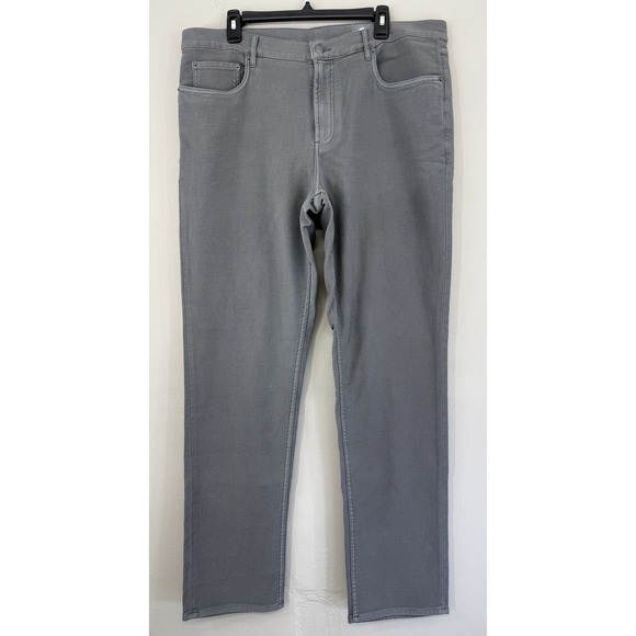 Faherty Other - Faherty Stretch Terry 5 Pocket Pants Men's 38x32 Gray EUC
